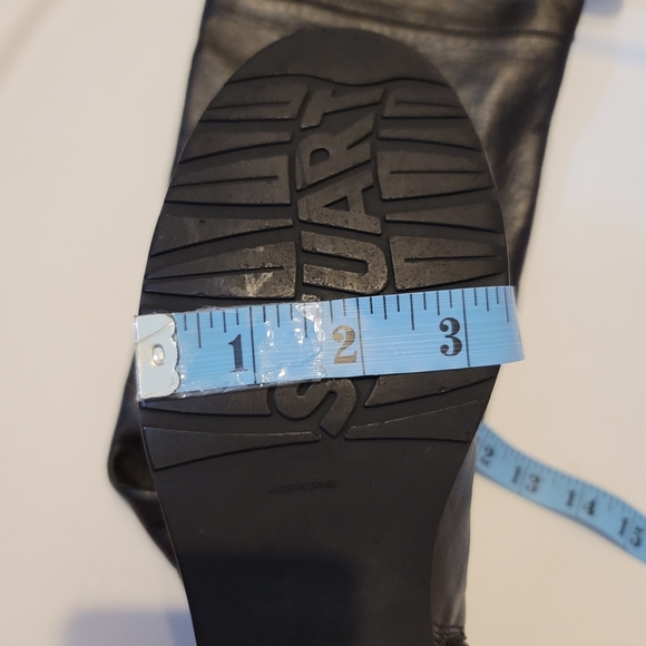 Stuart Weitzman Hilo Boots Black Leather - Picture 12 of 12